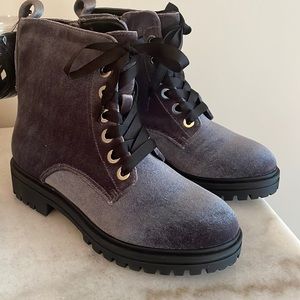Sale! Mossimo Rihanna gray lace up boot